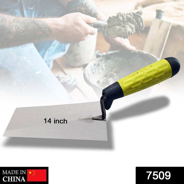 Square Head Professional Render Plastering Trowel, Smooth Trowel 14 Inch by Your Brand