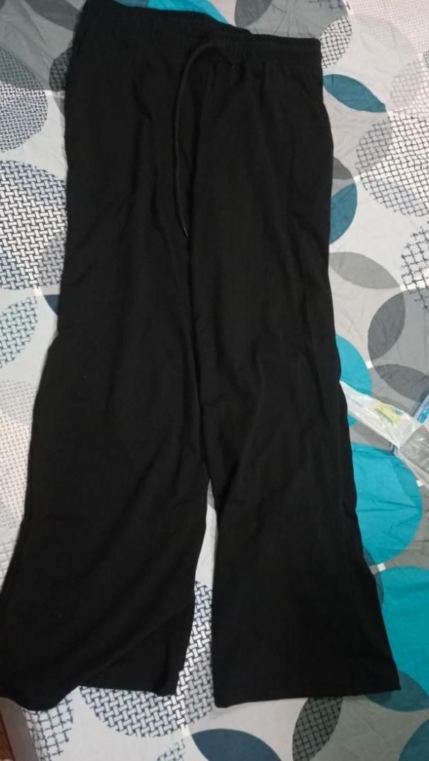 Women's Casual Black Straight Fit Pants