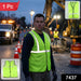 Green Safety Jacket for Construction Protection by Your Brand