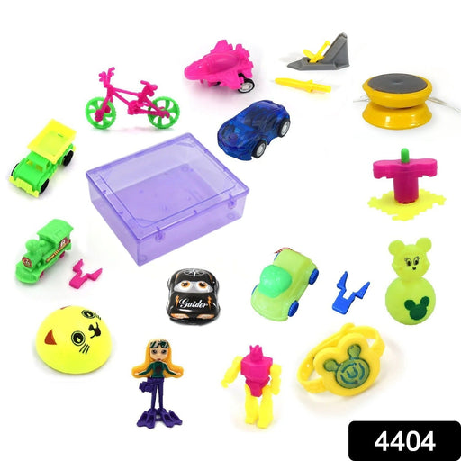 Friction Powered Baby Push & Go Toys Combo Set for Kids (Pack of 16) by Your Brand
