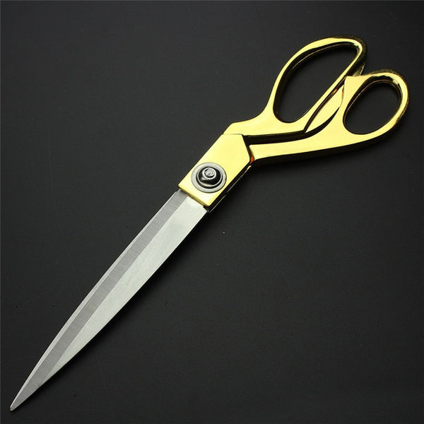 Gold Plated Professional Cloth Cutting Scissor by Your Brand