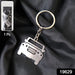 Classic Jeep Design Metal Keyring