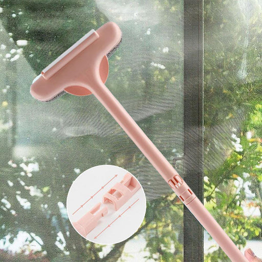 Brush 2 in 1 Mesh Cleaning Brush & Wiper with Extended Handle Window Cleaning Brush (1 Pc) by Your Brand