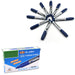 10Pc Permanent Blue Marker and pen used in studies by Your Brand