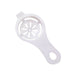 Egg yolk strainer for cooking and baking needs.