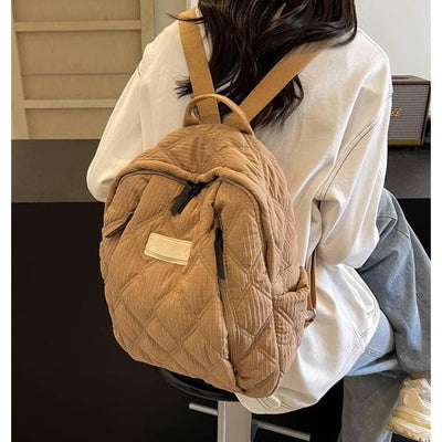 Cute & Stylish Puffed Backpack for School & College