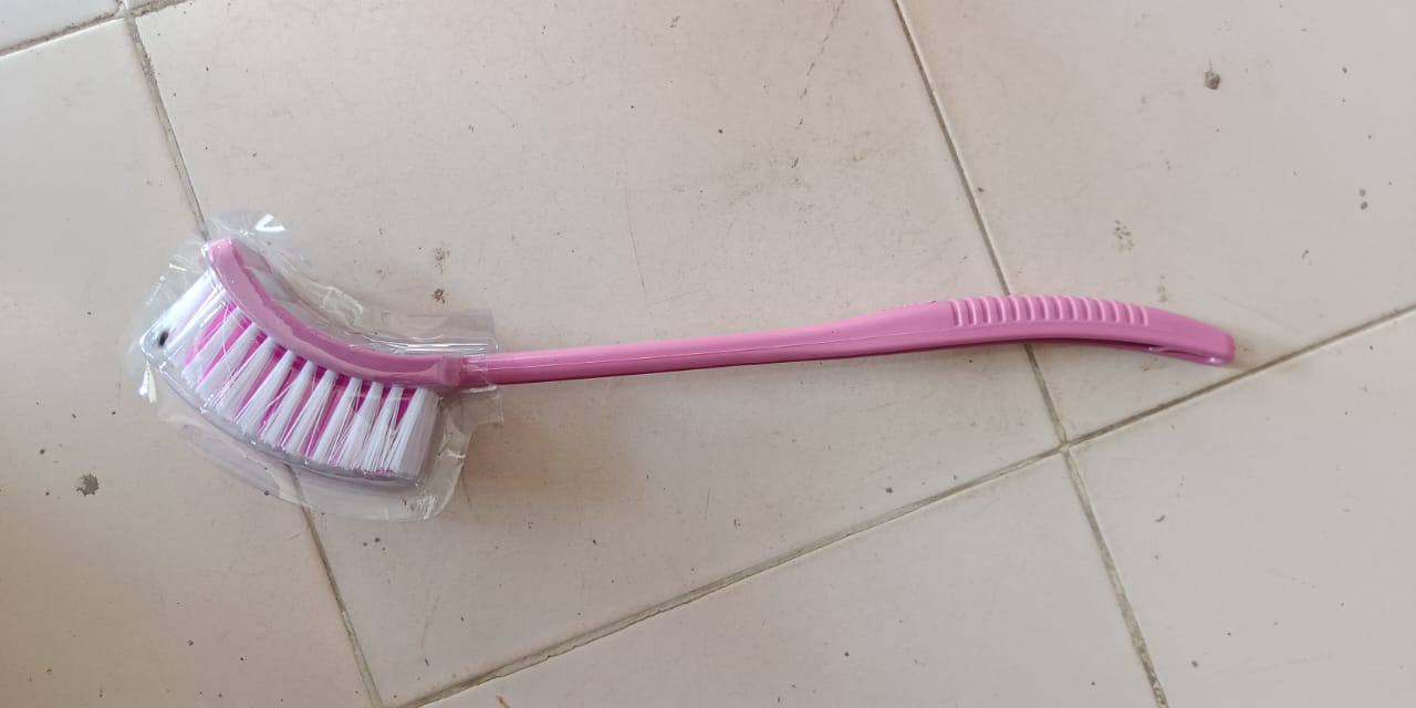 Single Sided Bristle Plastic Toilet Cleaning Brush by Your Brand