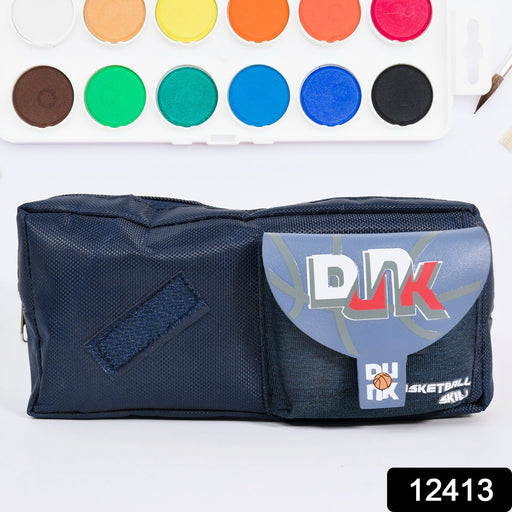 Pencil Pouch with Zipper – Large Stationery Bag for Students (1 Pc) by Your Brand