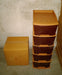 Brown plastic modular drawer system