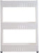Multipurpose 3 Layer Slim Side Space Saving Storage Organizer Rack Shelf by Your Brand