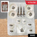 Tickles Tea toy Set | Coffee Kitchen Plastic Set (14 Pcs / Mix Size & Design) by Your Brand