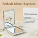 Foldable Mirror Keychain – (1 Pc) by Your Brand