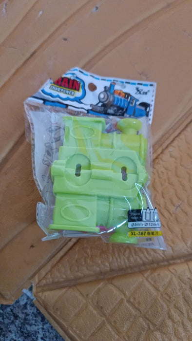 Train Double Hole Pencil Sharpener (1 Pc) by Your Brand