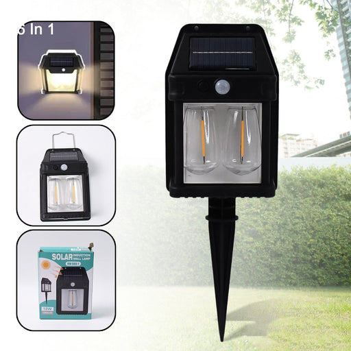 18W Solar Wall Double Lights / Lamp with 2 Modes & Motion Sensor (1 Pc) by Your Brand