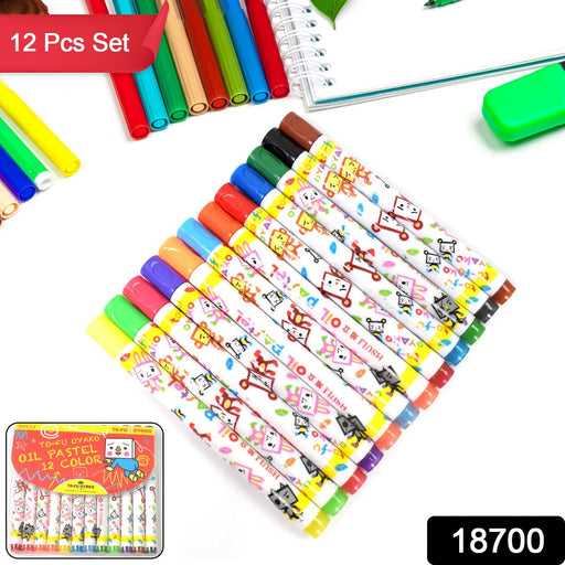 Crayons - 12 Colours Washable Testable Non-Toxic Jumbo Crayons for Toddlers by Your Brand