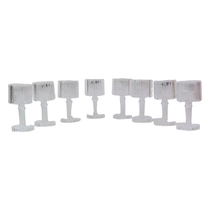 8pc Crystal Mini Lamp Set