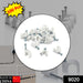 100 Pc 6MM Cable Clips for Securing Wires on Walls by Your Brand