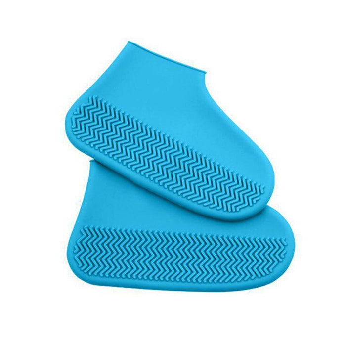 Non-Slip Silicone Rain Anti skid Waterproof Fordable Boot Shoe Cover (Mix Color) by Your Brand