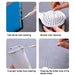 10-Piece Multifunctional Reusable Anti-Clog Shower Nozzle Brush by Your Brand