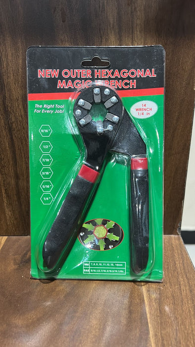 Multi-Function Hexagon Wrench Adjustable Bionic Plier Spanner Repair Hand Tool by Your Brand