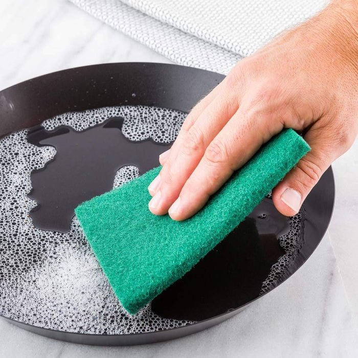 Scrub Sponge Cleaning Pads Aqua Green (Pack Of 6) by Your Brand
