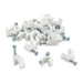 100 Pc 6MM Cable Clips for Securing Wires on Walls by Your Brand