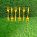 6-piece plastic serving fork set for kitchen.
