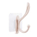 Easy-to-install self-adhesive wall hook, plastic.