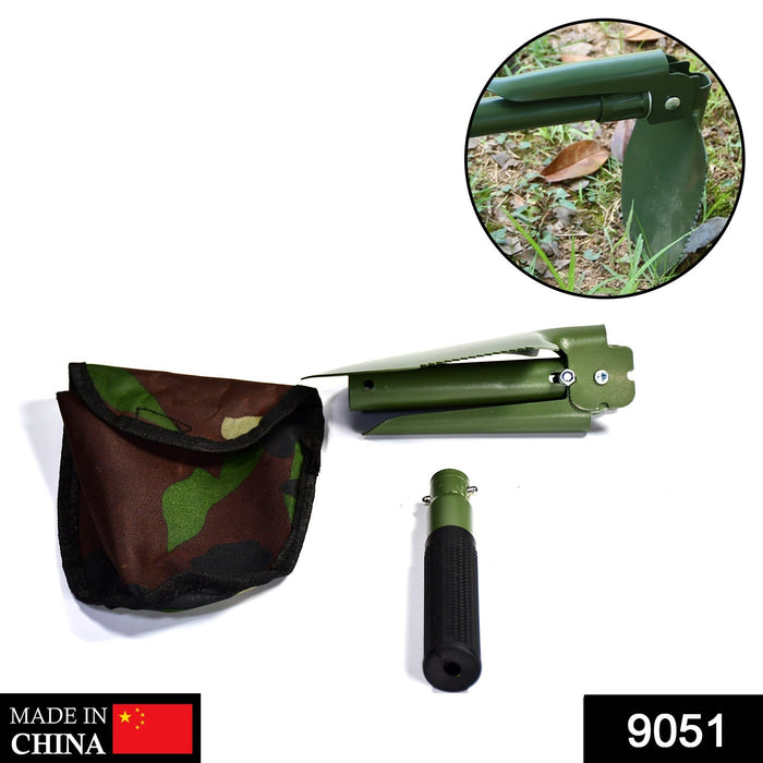 Portable Camping Hiking Garden Mini Folding Shovel with Case by Your Brand
