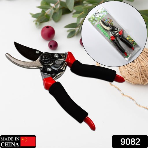 21Cm Red GARDEN SHEARS SHARP CUTTER PRUNERS SCISSOR, PRUNER. by Your Brand