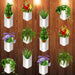 Plastic Vertical Hanging Planter Pot, Multicolour, by Your Brand