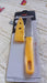 Set of stainless steel kitchen knives with blade cover and non-slip handle