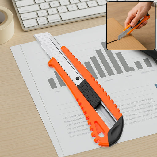 Multi-Use Heavy Duty Iron Cutter – Precision Utility Knife Blade (18mm) by Your Brand