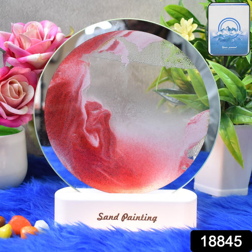 3D Liquid motion Display With LED Light (1 Pc) by Your Brand