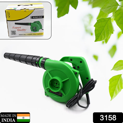 650V Blower Rifel Range Portable Air Blower – 350W, 2.3m³/min, 13000 RPM, Green by Your Brand