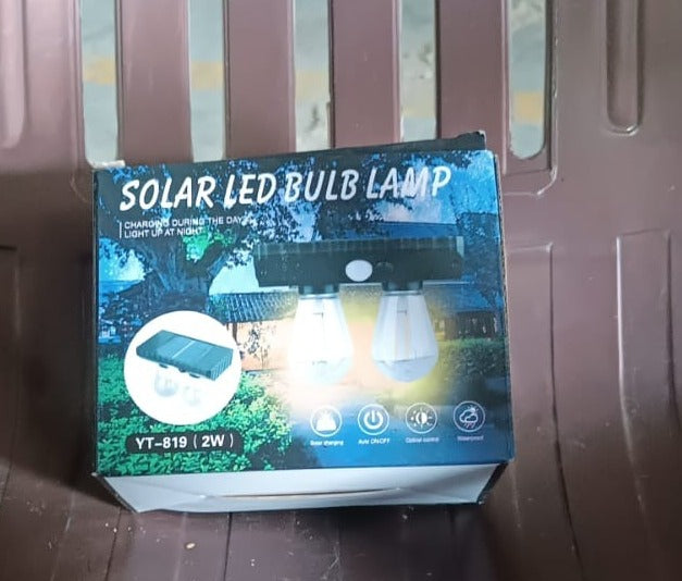 Solar Double LED Bulb Lamp YT-819- 2W (1 Pc) by Your Brand