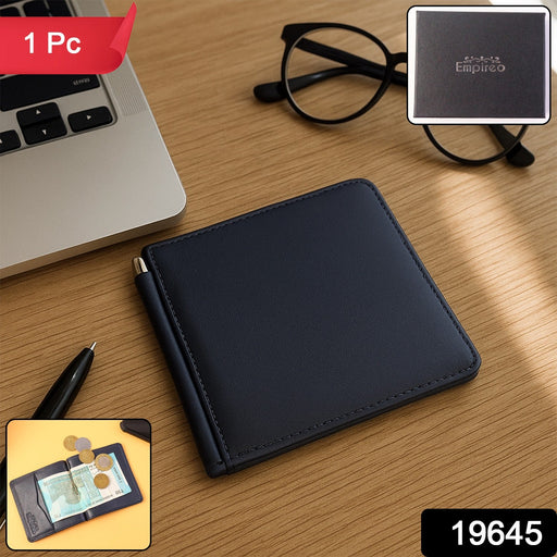 Premium Slim Bi-Fold Wallet for Men with Gift Box Packing by Your Brand