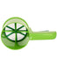 Plastic flour strainer with handle for easy sifting and smooth baking preparation.