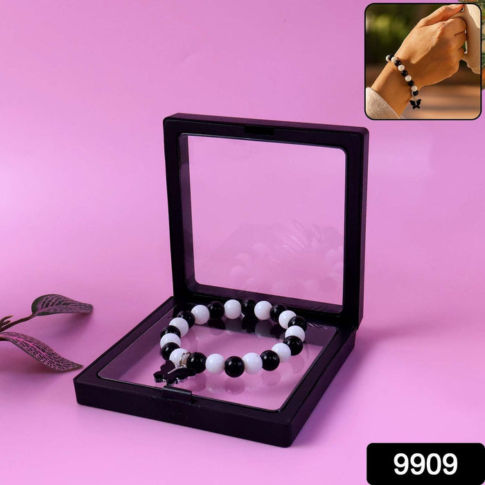 Elegant Black and White Fancy Bracelet (1 Pc) by Your Brand