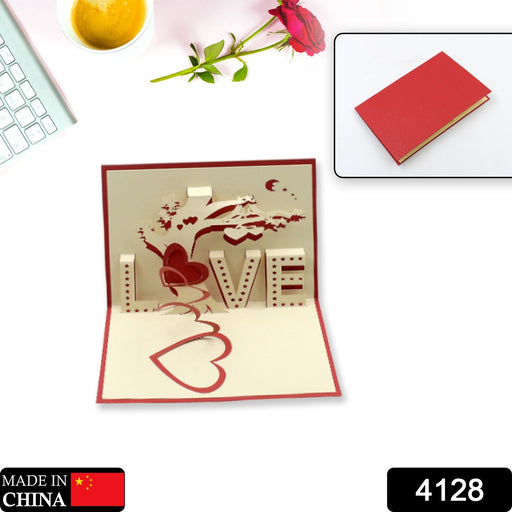 3D Paper Wish Card High Quality Greeting Card for Birthday Valentine Christmas 1 Pc by Your Brand