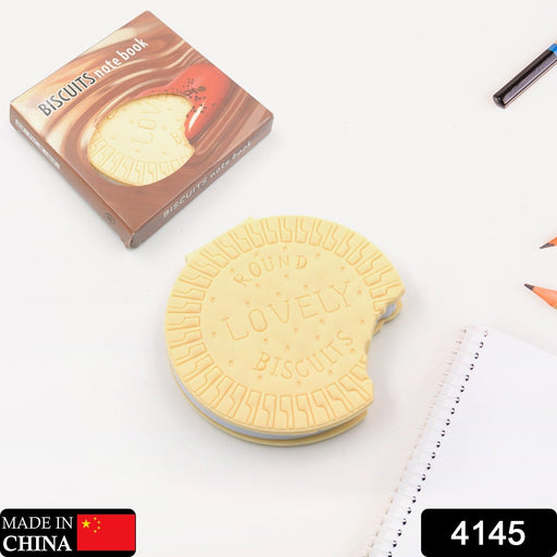 Round Biscuit-Scented Notebook – Fun Writing Copybook (1 Pc) by Your Brand