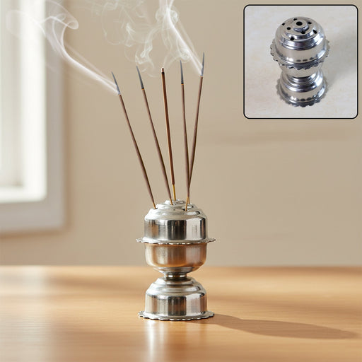Stainless Steel Big jasmine Agarbatti Stand (1 Pc) by Your Brand
