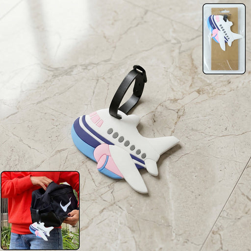 Airplane Shape Travel Identification Luggage Bag Tag (1 Pc) by Your Brand