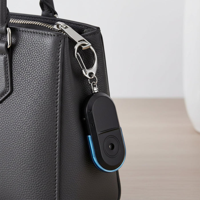 Personal Safety Alarm Keychain – Loud Emergency Siren with LED Light by Your Brand