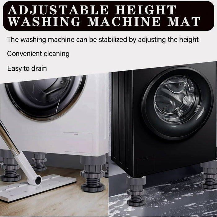 Adjustable Multipurpose AntiVibration For Appliances (Set of 4Pc)
