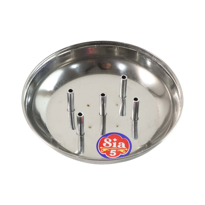 Stainless Steel Lotus Agarbatti Stand SIA-5 (1 Pc) by Your Brand