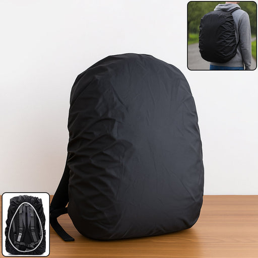 Waterproof Backpack Rain Cover – Lightweight & Durable Dustproof Protection, elastic adjustable for laptop bags.