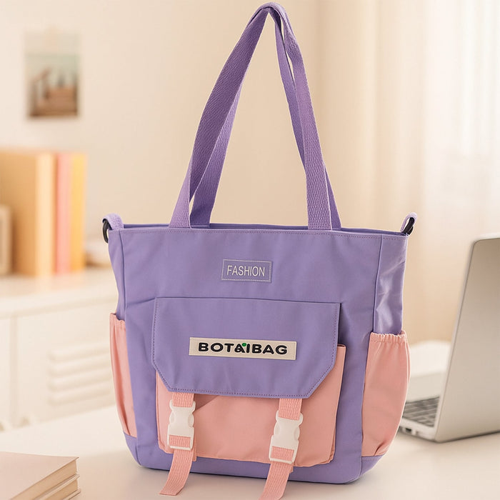 Trendy Multi-Pocket Shoulder Tote Sling Bag for Women & Girls (1 Pc) by Your Brand