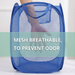 space saving laundry basket