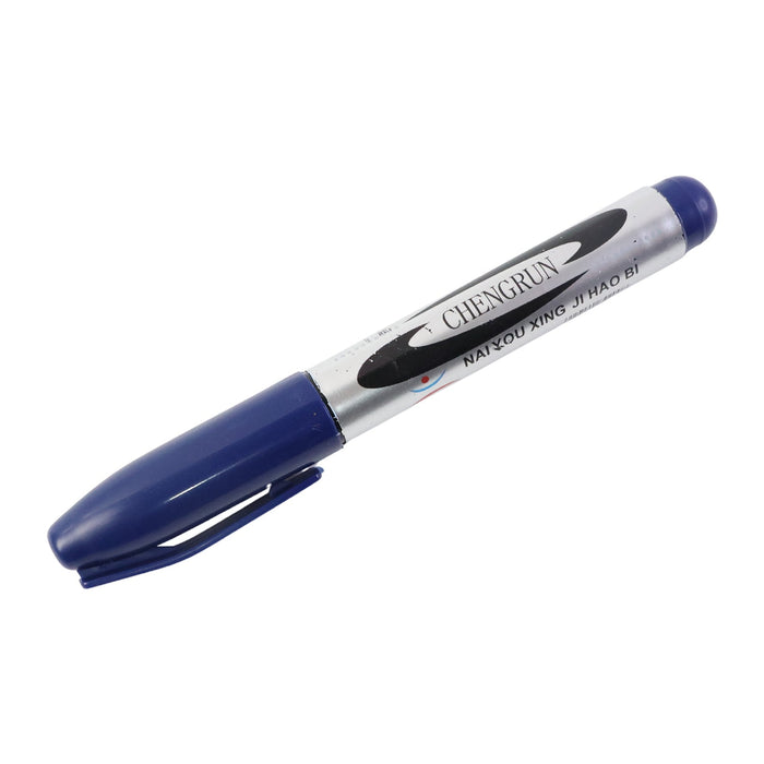 Premium Permanent Blue Marker Pen (1 Pc) by Your Brand